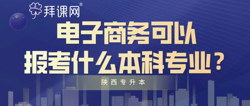电子商务可考本科专业吗